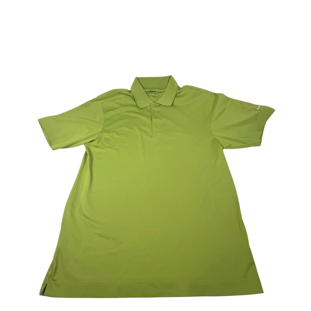 Nike Golf Mens Lime Green Short Sleeve Performance Polo Shirt SKU 5184